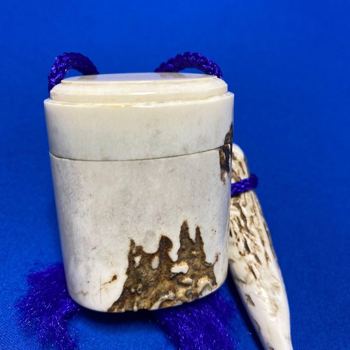 鹿角 印籠 希少素材】黒柿×鹿角 印籠｜伝統技術の手作り工芸｜和風